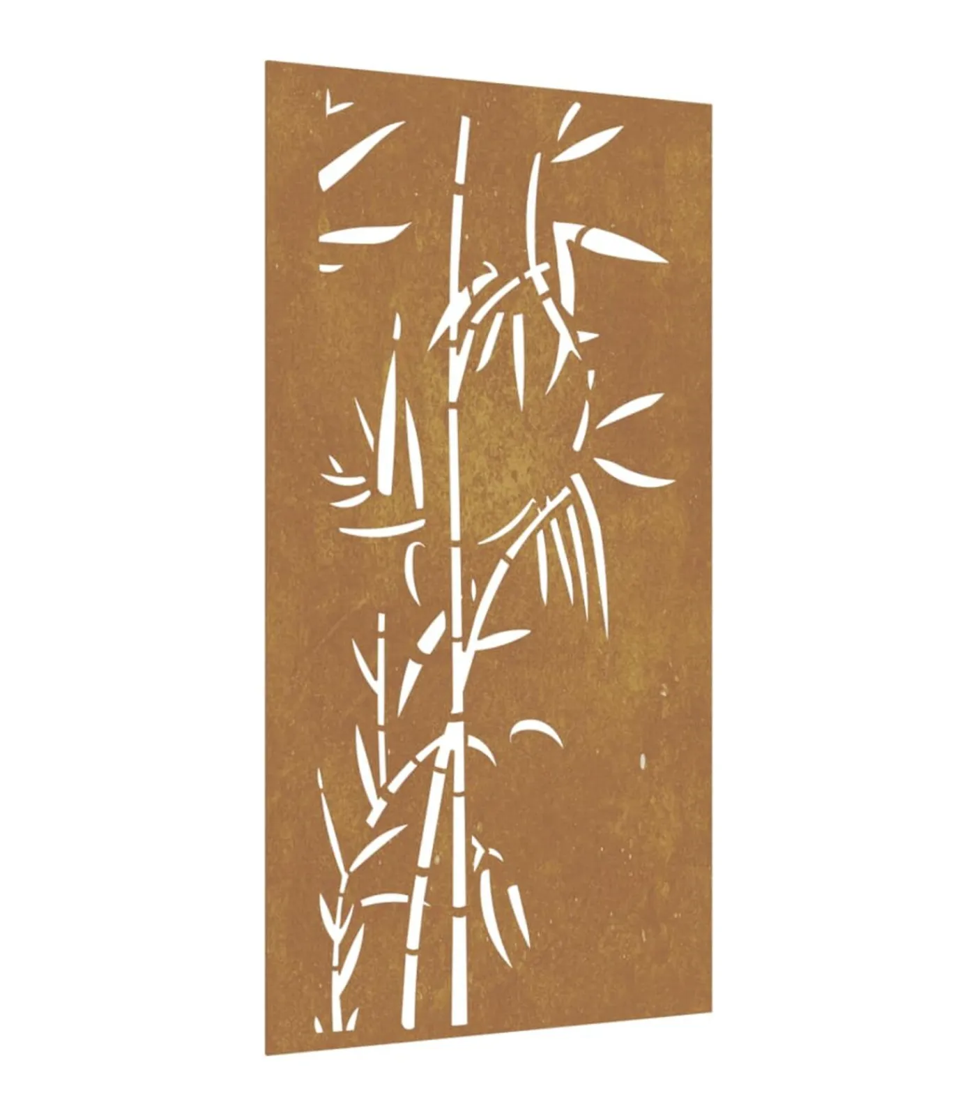 Discount Wanddecoratie tuin bamboe-ontwerp 105x55 cm cortenstaal Decoratie