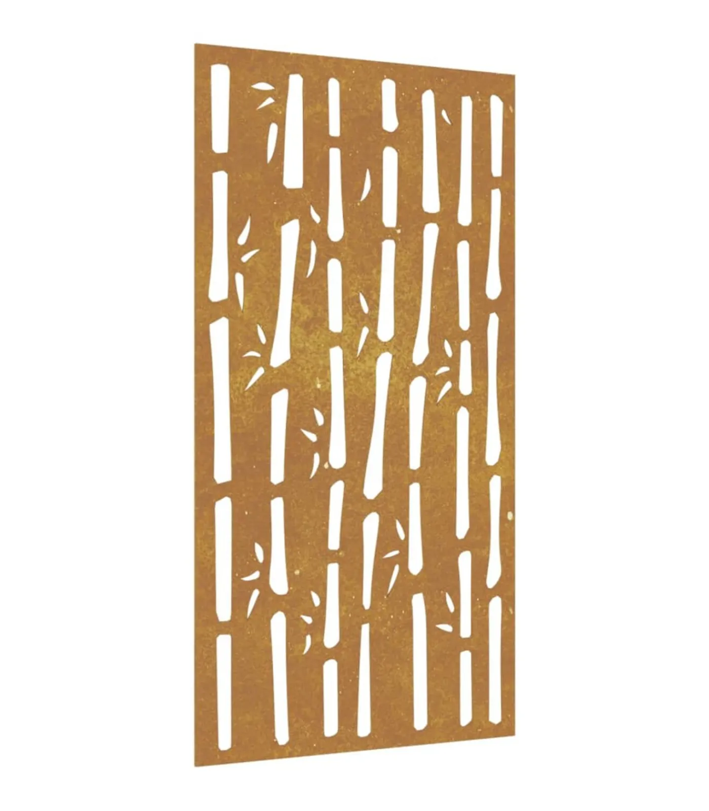 Sale Wanddecoratie tuin bamboe-ontwerp 105x55 cm cortenstaal Decoratie