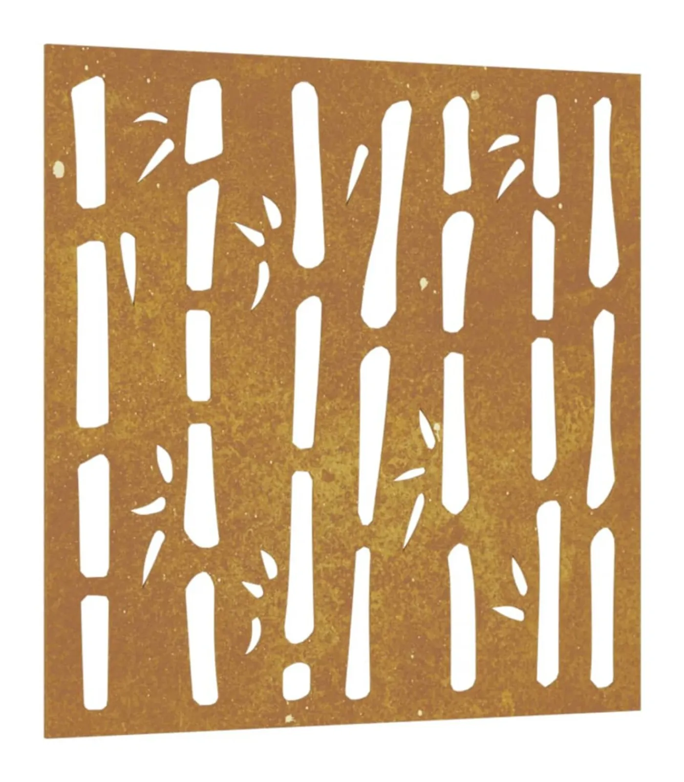 Best Wanddecoratie tuin bamboe-ontwerp 55x55 cm cortenstaal Decoratie