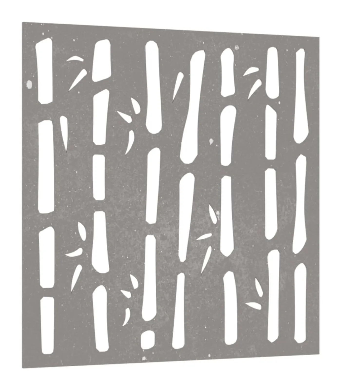 Best Wanddecoratie tuin bamboe-ontwerp 55x55 cm cortenstaal Decoratie