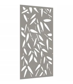 Hot Wanddecoratie tuin bamboebladontwerp 105x55 cm cortenstaal Decoratie