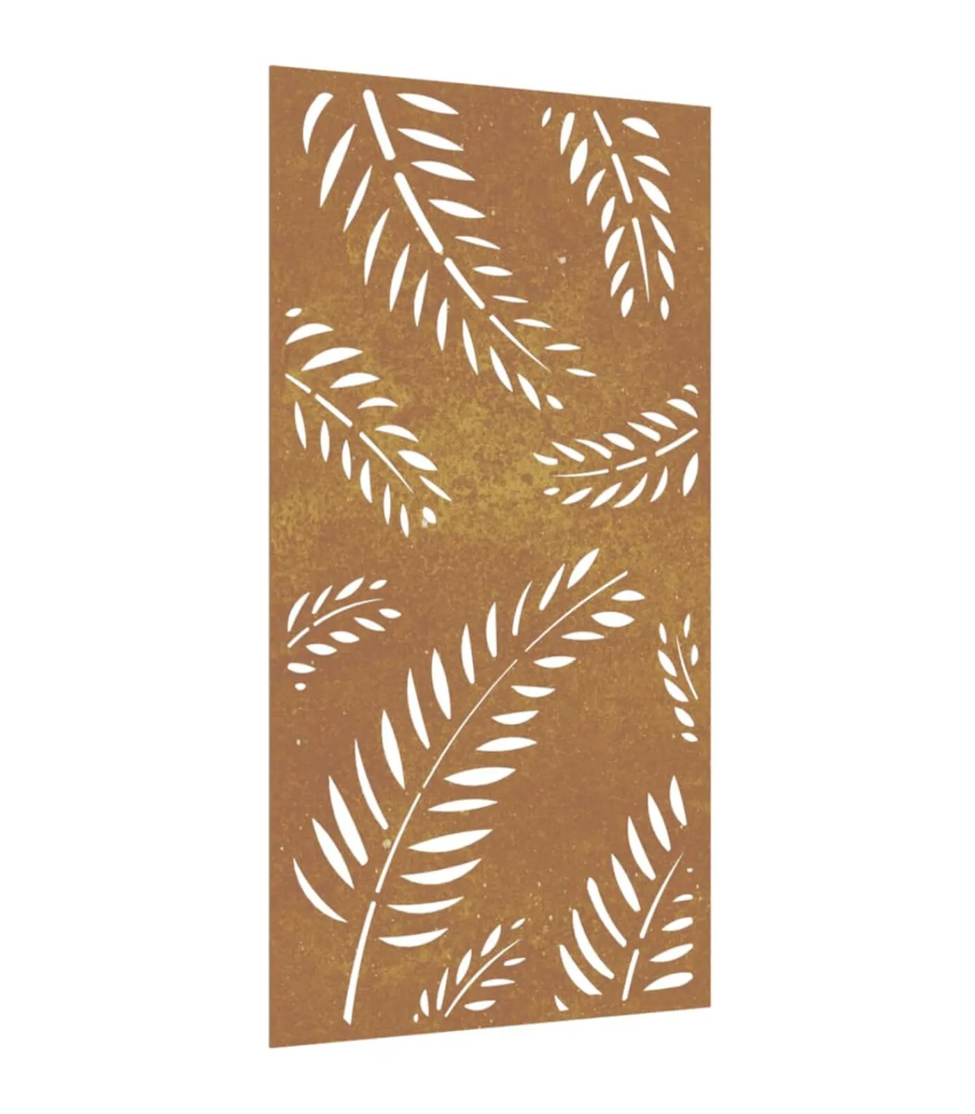 Sale Wanddecoratie tuin bladontwerp 105x55 cm cortenstaal Decoratie