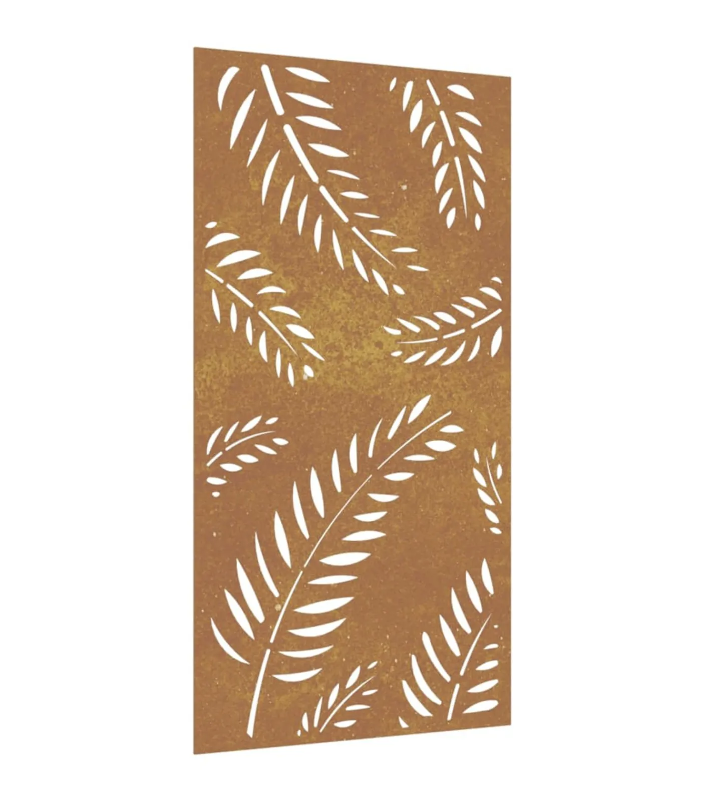 Sale Wanddecoratie tuin bladontwerp 105x55 cm cortenstaal Decoratie