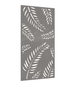 Sale Wanddecoratie tuin bladontwerp 105x55 cm cortenstaal Decoratie