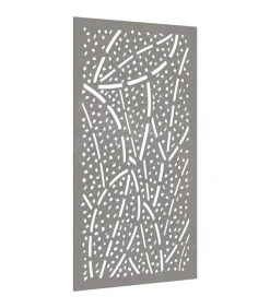 Online Wanddecoratie tuin bladontwerp 105x55 cm cortenstaal Decoratie