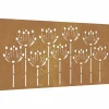Online Wanddecoratie tuin bloemenontwerp 105x55 cm cortenstaal Decoratie
