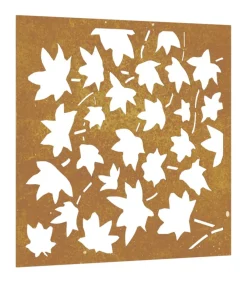 Sale Wanddecoratie tuin esdoornbladontwerp 55x55 cm cortenstaal Decoratie