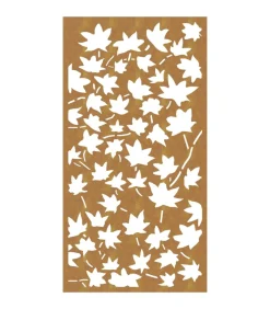 Hot Wanddecoratie tuin esdoornbladontwerp 105x55 cm cortenstaal Decoratie