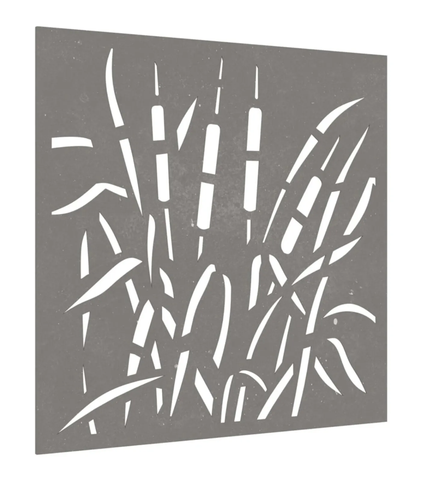 New Wanddecoratie tuin grasontwerp 55x55 cm cortenstaal Decoratie