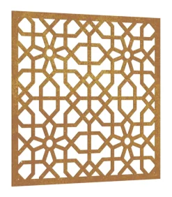 Hot Wanddecoratie tuin Moors ontwerp 55x55 cm cortenstaal Decoratie