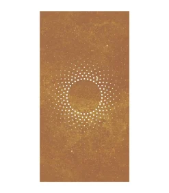 Best Wanddecoratie tuin zonontwerp 105x55 cm cortenstaal Decoratie