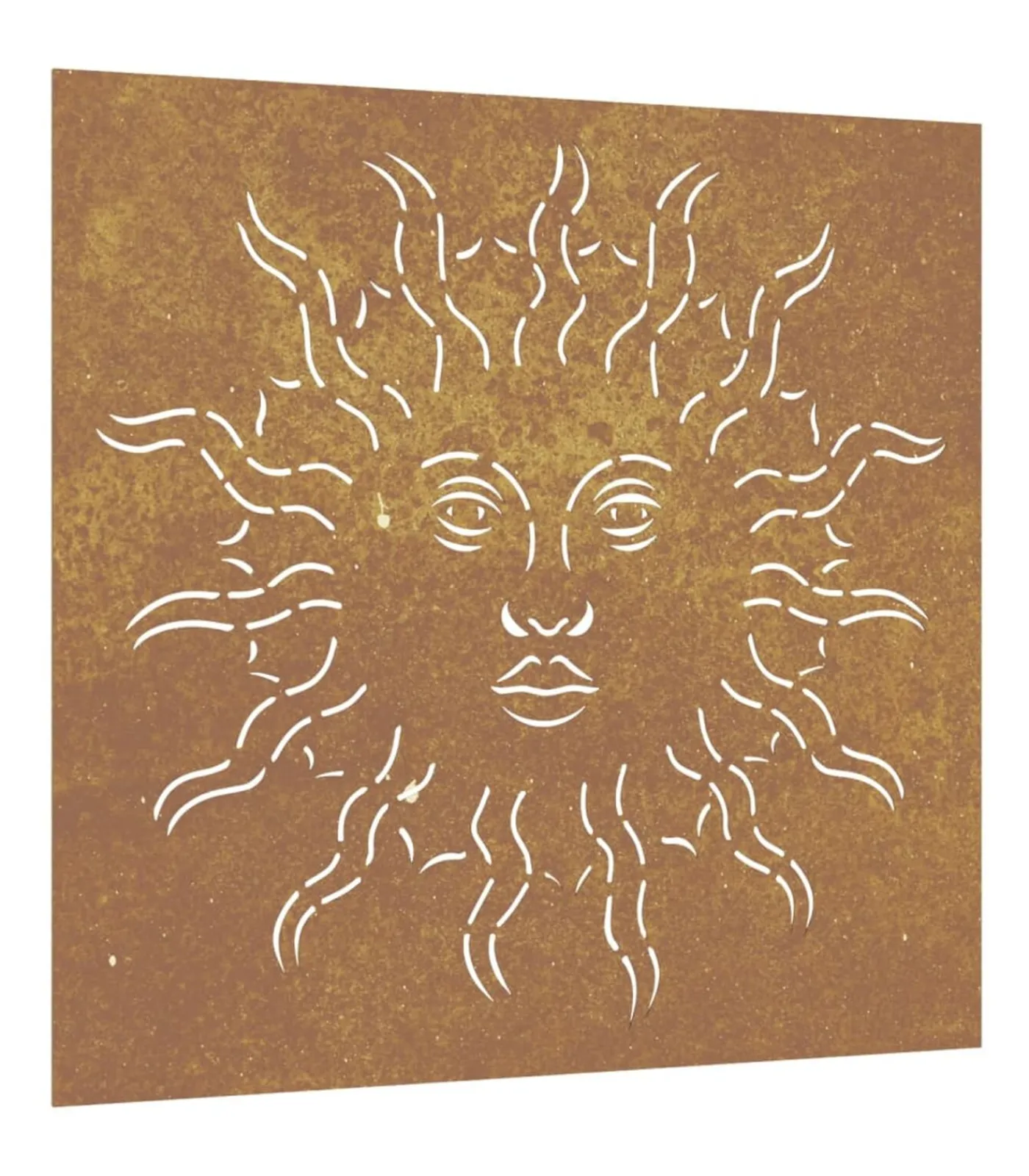 Best Wanddecoratie tuin zonontwerp 55x55 cm cortenstaal Decoratie