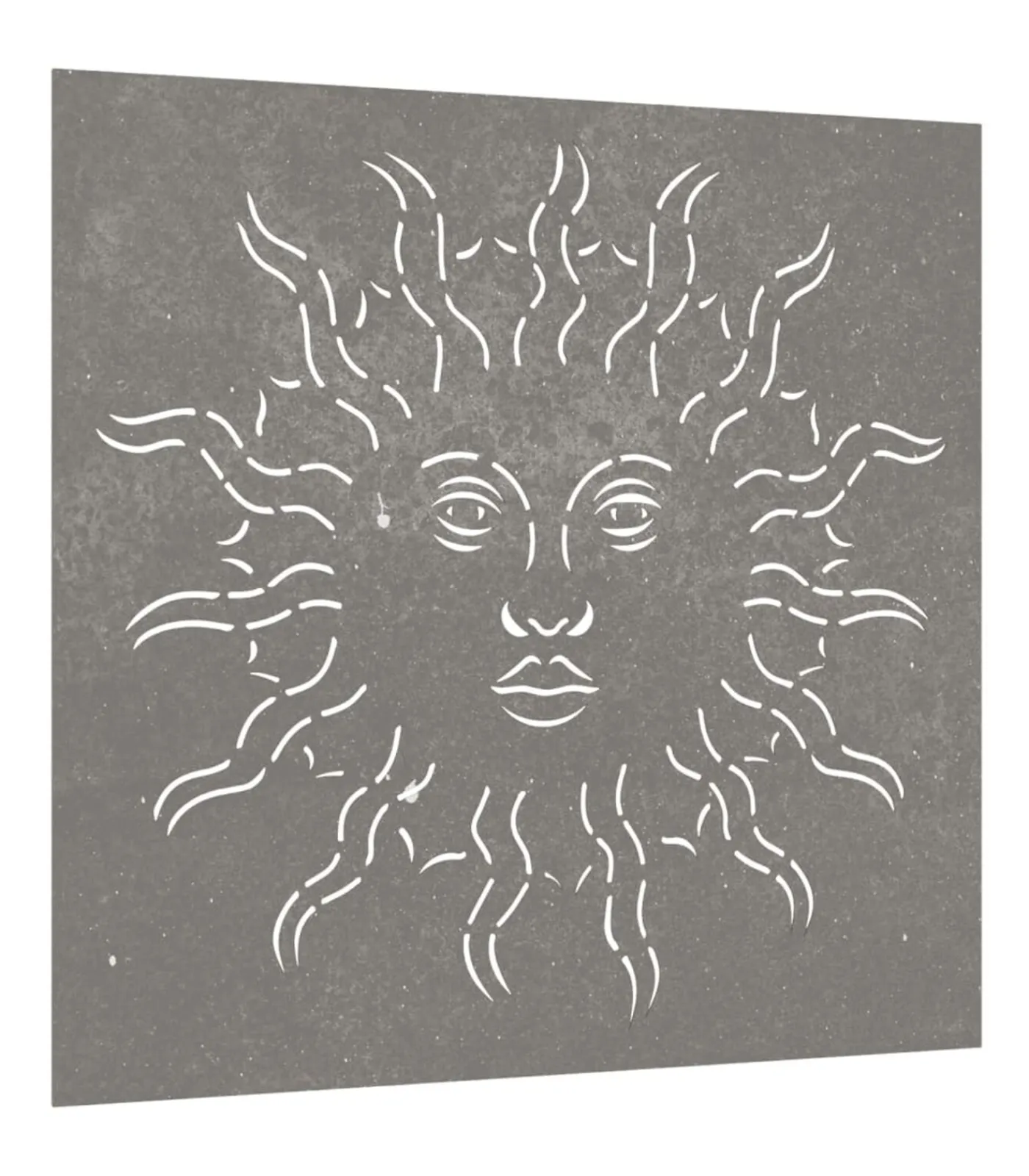 Best Wanddecoratie tuin zonontwerp 55x55 cm cortenstaal Decoratie