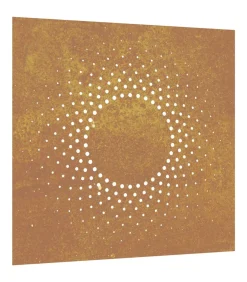 Best Wanddecoratie tuin zonontwerp 55x55 cm cortenstaal Decoratie