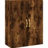 Discount Wandkast 69,5x34x90 cm gerookt eikenkleurig Meubels
