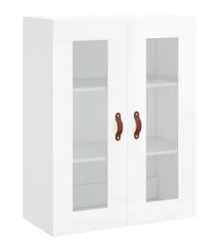 Discount Wandkast 69,5x34x90 cm hoogglans wit Meubels