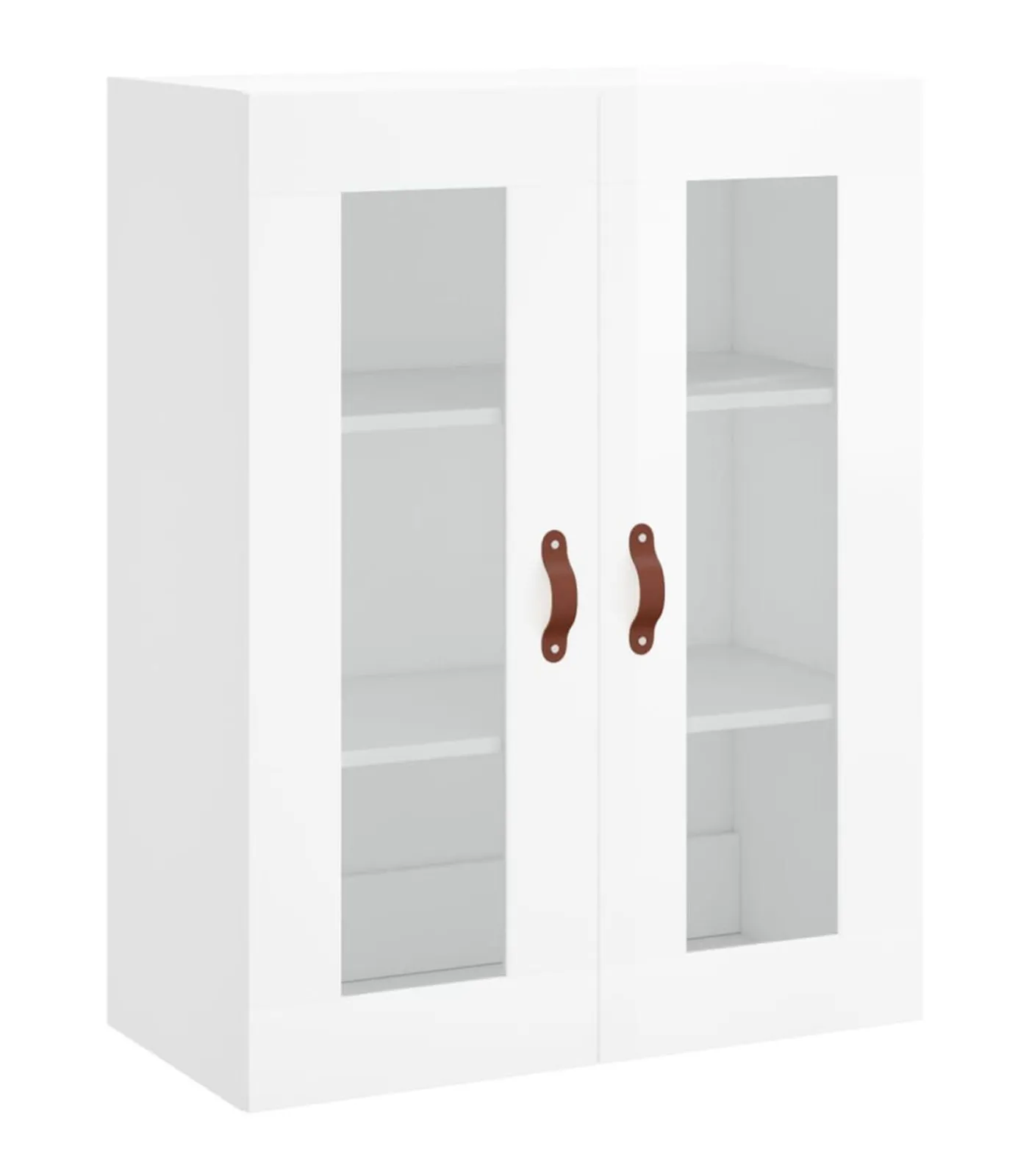 Discount Wandkast 69,5x34x90 cm hoogglans wit Meubels