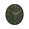 Hot Wandklok Amena - Groen - 40x40x40cm Klokken