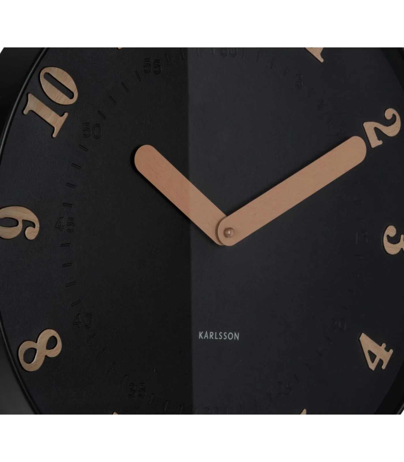 Outlet Wandklok Amena - Zwart - 40x40x40cm Klokken