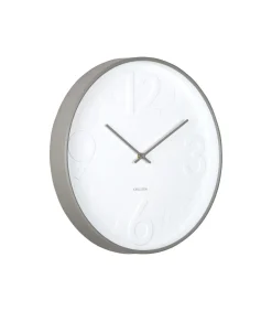 Outlet Wandklok Ayuno - Donkergrijs - Ø40cm Klokken