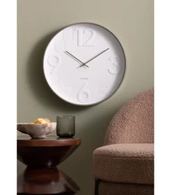 Outlet Wandklok Ayuno - Donkergrijs - Ø40cm Klokken