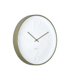 Hot Wandklok Ayuno - Legergroen - Ø40cm Klokken