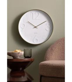 Hot Wandklok Ayuno - Legergroen - Ø40cm Klokken