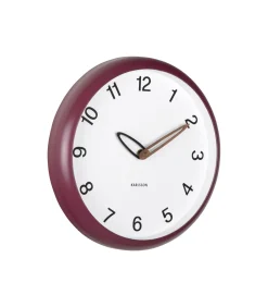 New Wandklok Bella - Dark mauve - 4.2x30x30cm Klokken