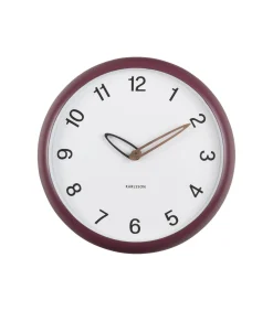 New Wandklok Bella - Dark mauve - 4.2x30x30cm Klokken