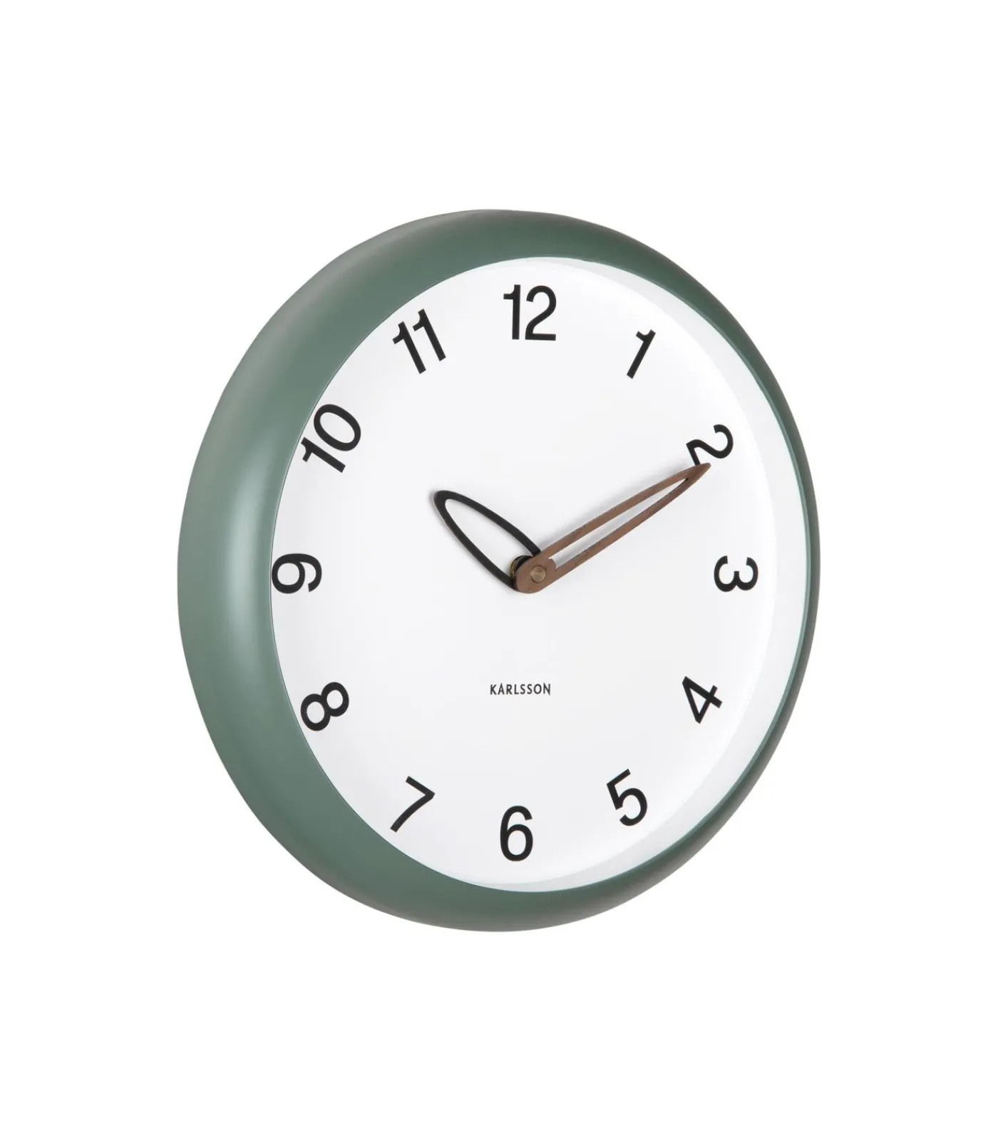 New Wandklok Bella - Jungle groen - 4.2x30x30cm Klokken