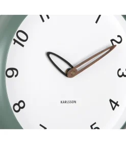 New Wandklok Bella - Jungle groen - 4.2x30x30cm Klokken