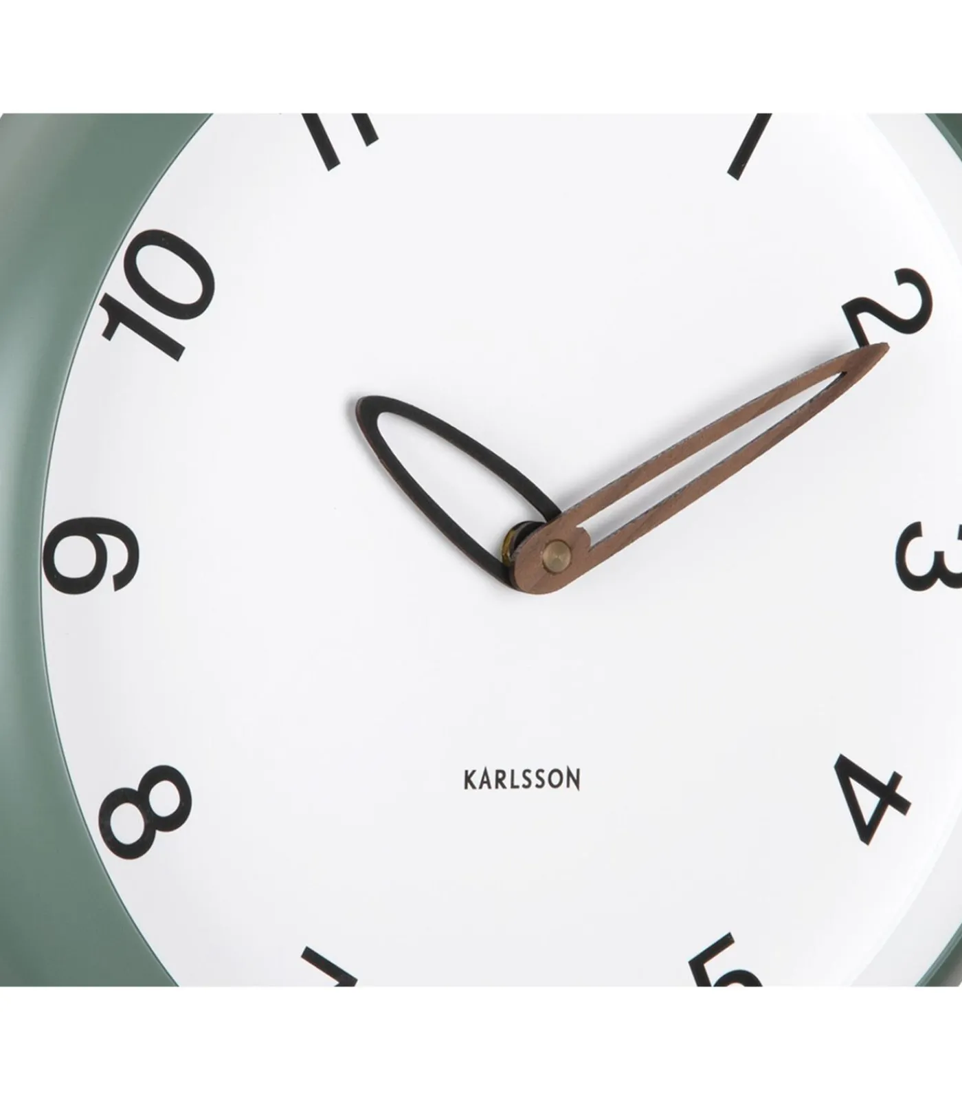 New Wandklok Bella - Jungle groen - 4.2x30x30cm Klokken