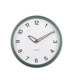 New Wandklok Bella - Jungle groen - 4.2x30x30cm Klokken