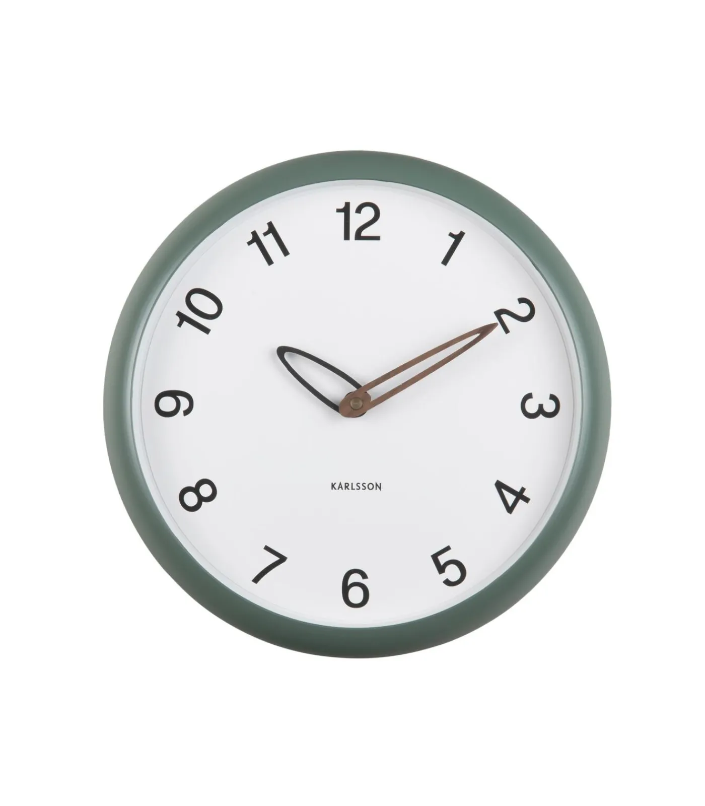 New Wandklok Bella - Jungle groen - 4.2x30x30cm Klokken