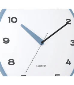 Discount Wandklok Brisk Dome - Klassiek blauw - Ø40cm Klokken