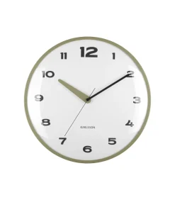 Best Wandklok Brisk Dome - Legergroen - Ø40cm Klokken