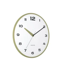 Best Wandklok Brisk Dome - Legergroen - Ø40cm Klokken