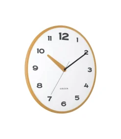 Best Wandklok Brisk Dome - Okergeel - Ø40cm Klokken