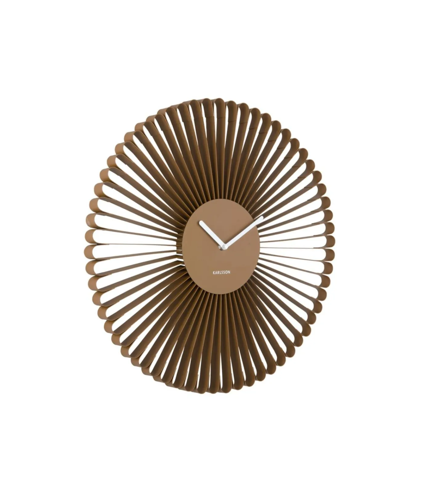 Online Wandklok Cascara - Bruin - 50x50x50cm Klokken