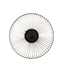 Online Wandklok Cascara - Bruin - 50x50x50cm Klokken