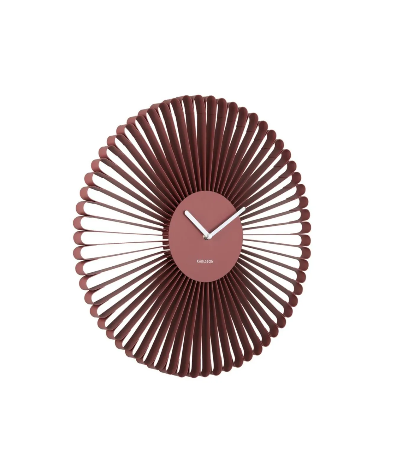 Clearance Wandklok Cascara - Rood - 50x50x50cm Klokken