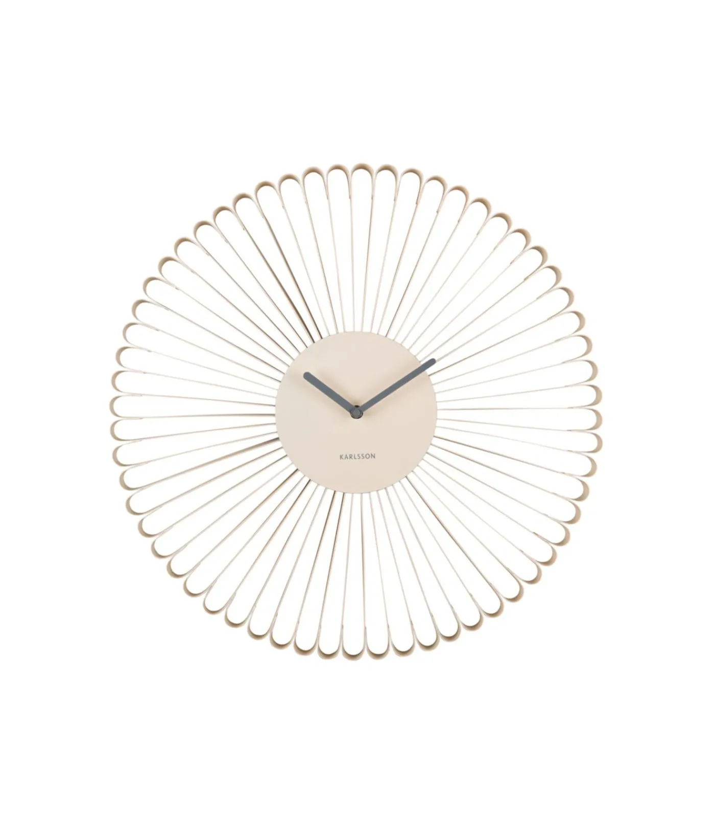 Wandklok Cascara - Wit - 50x50x50cm Klokken