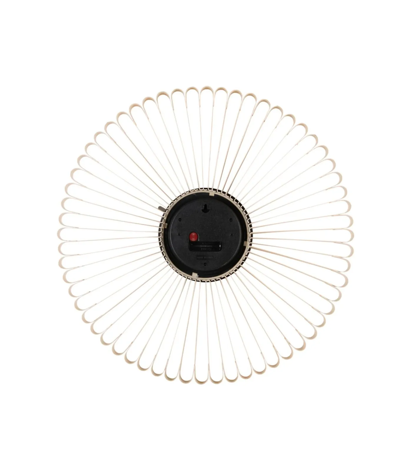 Wandklok Cascara - Wit - 50x50x50cm Klokken