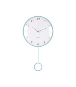 Outlet Wandklok Cheeky Dome - Zachtblauw - 7.1x35.5x61.5cm Klokken
