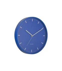 Discount Wandklok Cool Retro - Blauw - 30x30x30cm Klokken