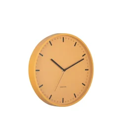 New Wandklok Cool Retro - Geel - 30x30x30cm Klokken