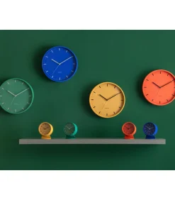 New Wandklok Cool Retro - Geel - 30x30x30cm Klokken