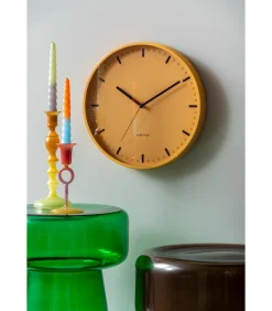 New Wandklok Cool Retro - Geel - 30x30x30cm Klokken