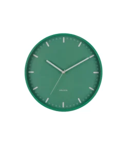 Sale Wandklok Cool Retro - Groen - 30x30x30cm Klokken