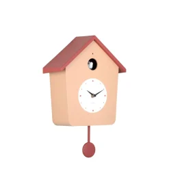 Wandklok Cuckoo Light - Zachtbruin - 23x10.5x26.4cm Klokken